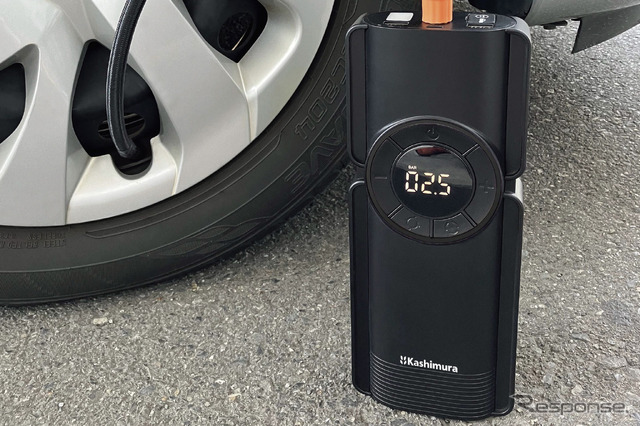 Kashimura・電動コンプレッサー付きジャンプスターター 8000mAh（KD-269）
