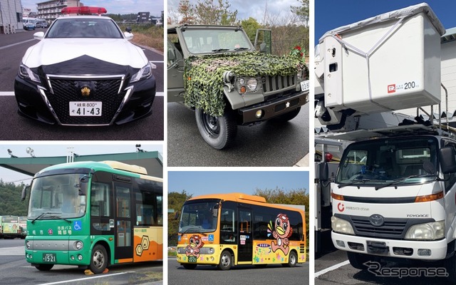 はたらく車大集合イベント in 土岐プレミアム・アウトレット