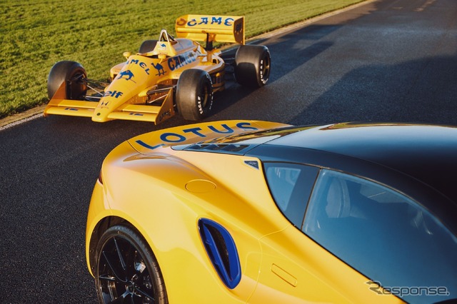 セナのF1マシン「99T」にインスパイアされたロータス『エミーラ・リミテッド』