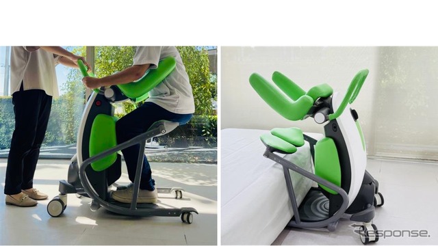 ジヤトコの移乗機構付き車いす「Lifmy（リフミィ）」