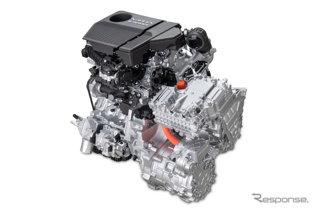 日産エクストレイル e-POWERのパワーユニット