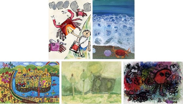 「第22回ブリヂストンこどもエコ絵画コンクール」　ブリヂストン大賞受賞作品