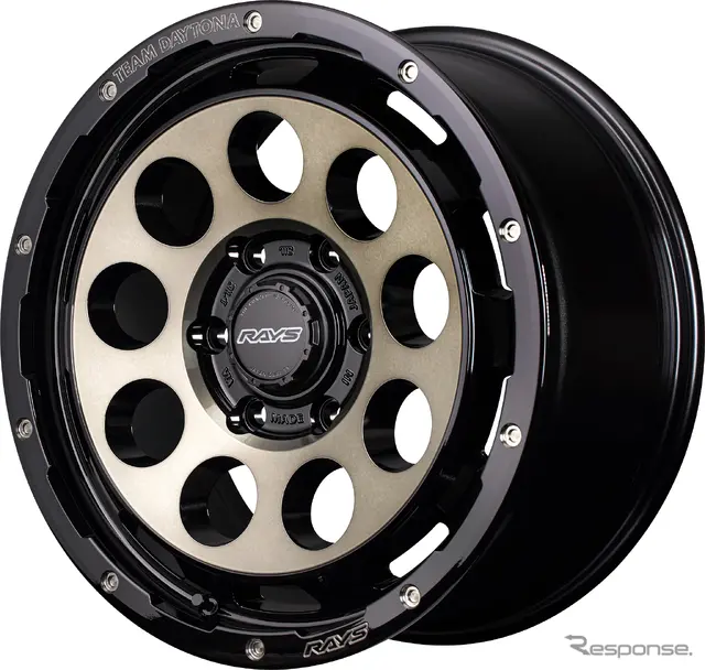 レイズ DAYTONA D9(ブラック/ディスククリアスモーク)