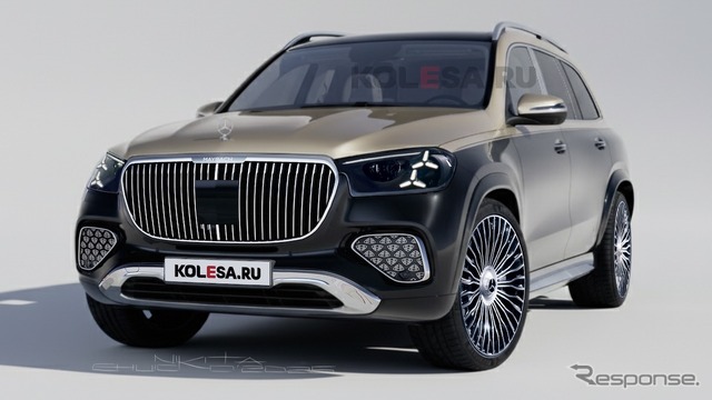 メルセデス・マイバッハ GLS600 改良新型の予想CG