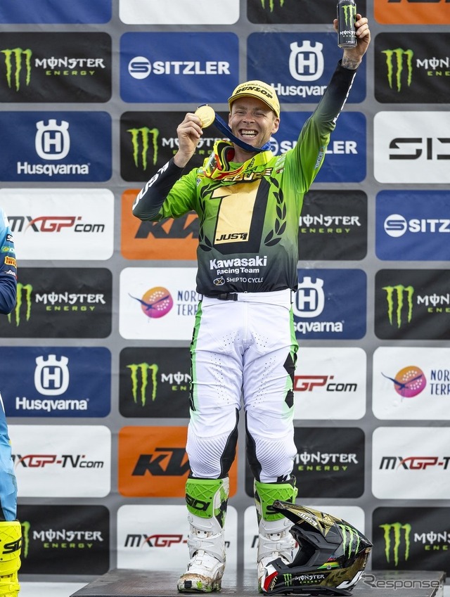 ロマン・フェーブル選手がモトクロス世界選手権（MXGP）のMXGPクラスでシリーズチャンピオンを獲得