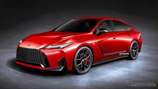 レクサス ES Fスポーツ 新型の予想CG