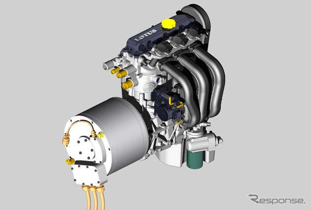 【フランクフルトモーターショー09】ロータス、ハイブリッド車用パワートレイン開発