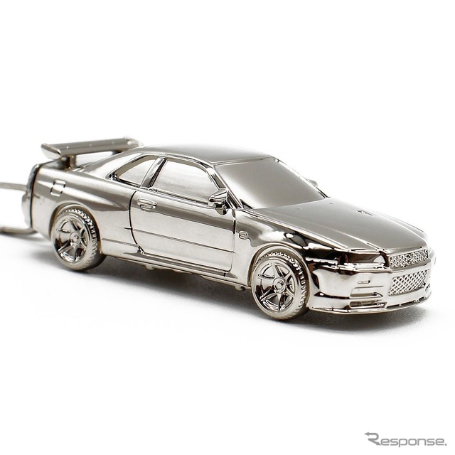 日産スカイライン GT-R (BNR34) 3D キーチェーン