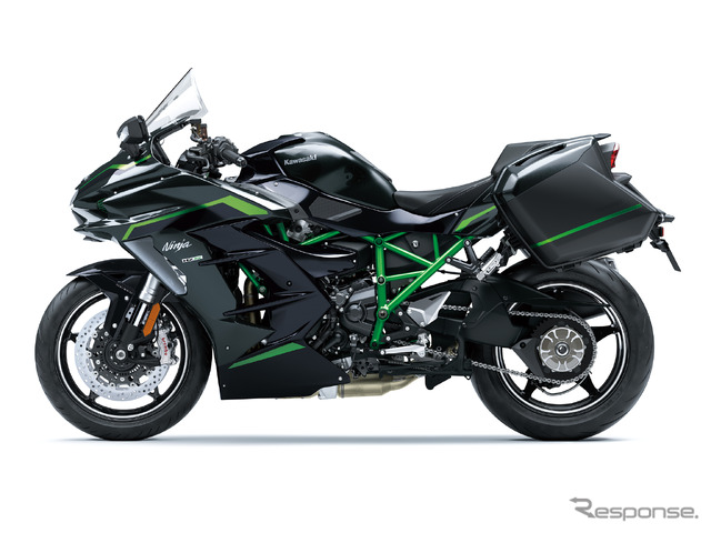 カワサキ Ninja H2 SX SE パニアケース（別売り）装着画像