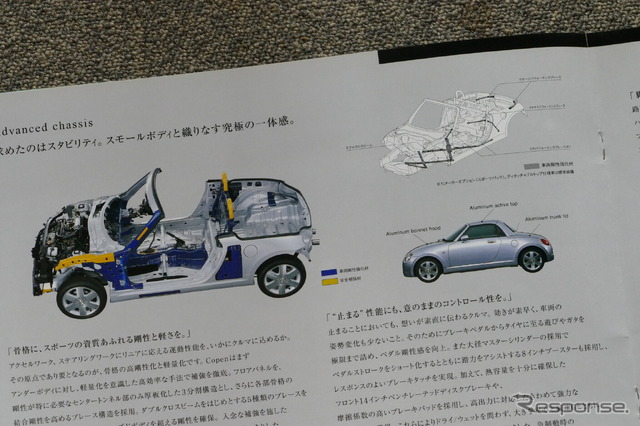 ダイハツ・コペン（初代）当時のカタログ