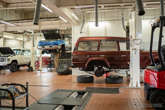 ランドクルーザーの重整備を専門的に行う自動車整備工場「FLEXテクニカルセンター埼玉支店」