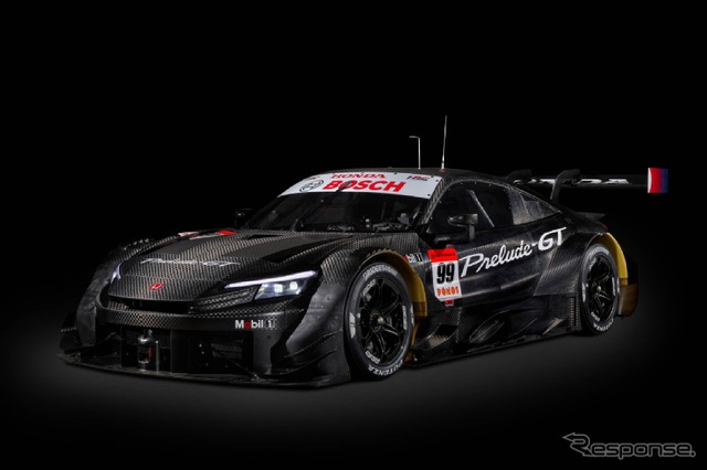 ホンダ『プレリュード』新型がベースのSUPER GT・GT500マシンのプロトタイプ