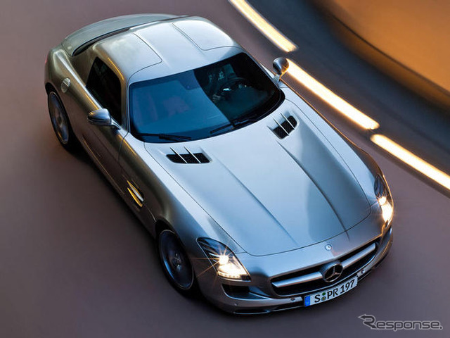 【フランクフルトモーターショー09】メルセデスベンツ SLS AMG…ガルウイングが復活