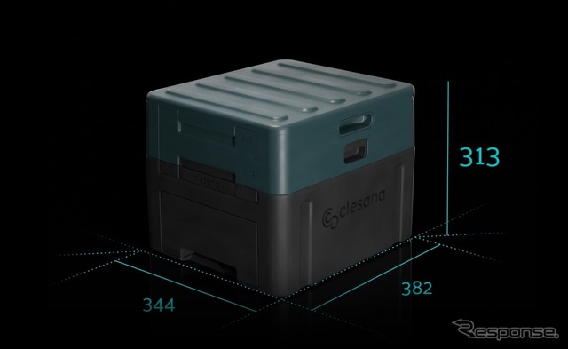 水を使わず自動密閉するトイレ「Clesana X1」