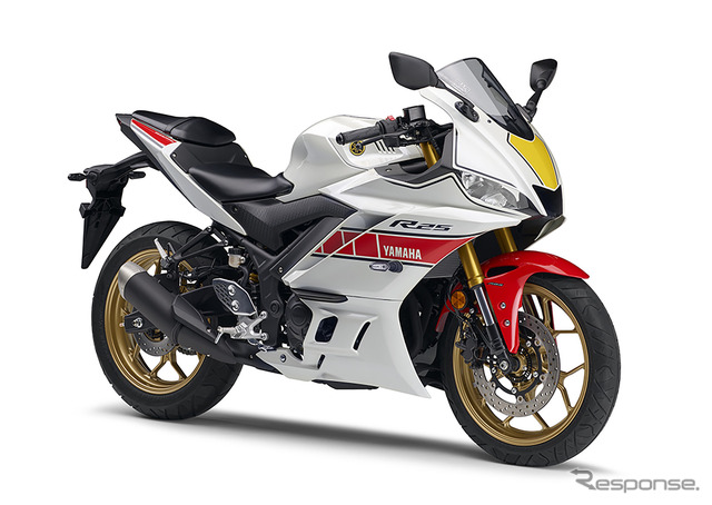 ヤマハ YZF-R25 2022年モデルの60周年記念カラー