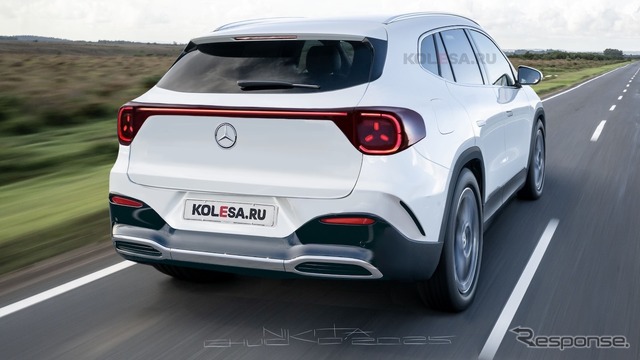 メルセデスベンツ GLA 次世代型の予想CG