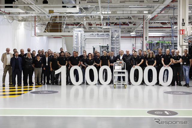 ルノーグループのアンペアがフランスのクレオン工場で電動モーターの累計生産台数が100万基に