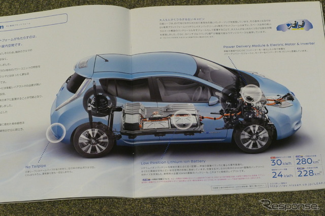 日産 リーフ（初代）当時のカタログ