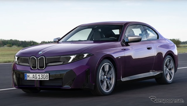BMW 2シリーズ 改良新型の予想CG