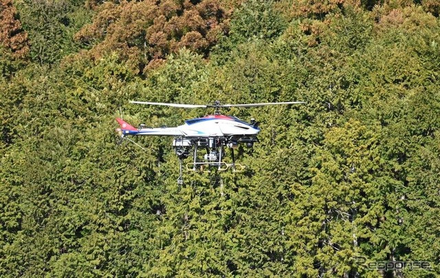 ヤマハ発動機の産業用無人ヘリコプター