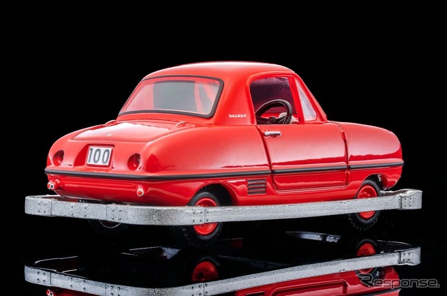 「こどもの国×ＴＬＶ　ダットサン　ベビイ　レストア車（赤）　フィギュア付」