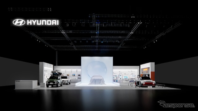 ヒョンデのジャパンモビリティショー2025ブースイメージ