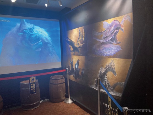最新映像ギャラリー設置