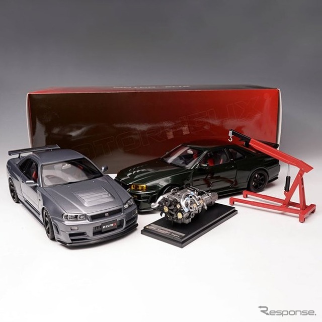 日産『スカイラインGT-R』(BNR34)の1/18スケールミニカー