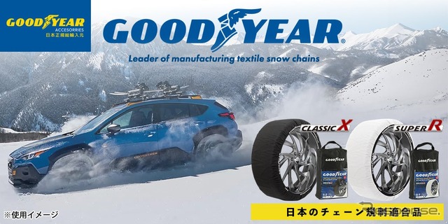 スノーソックスラインナップと使用イメージ