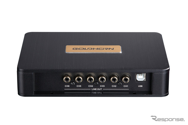 リーズナブルな「パワーアンプ内蔵DSP」の一例（ゴールドホルン・DSPA406）。