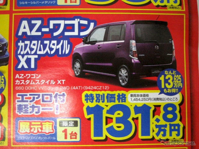 【値引き情報】ちょっと高めの、でも安くなっている軽自動車