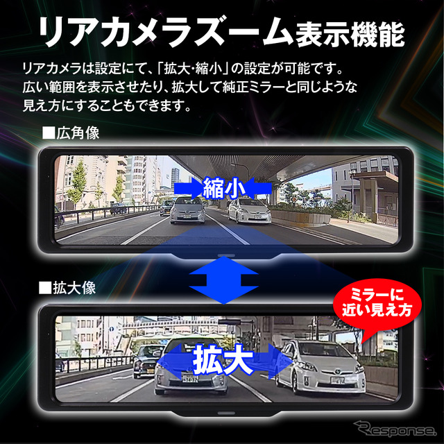 MAXWINの純正ミラー交換型デジタルルームミラー「MDR-G1011」