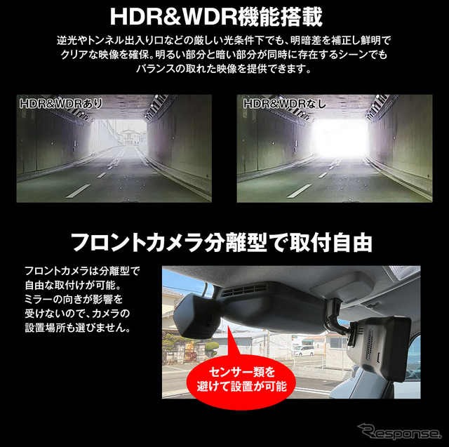 MAXWINの純正ミラー交換型デジタルルームミラー「MDR-G1011」
