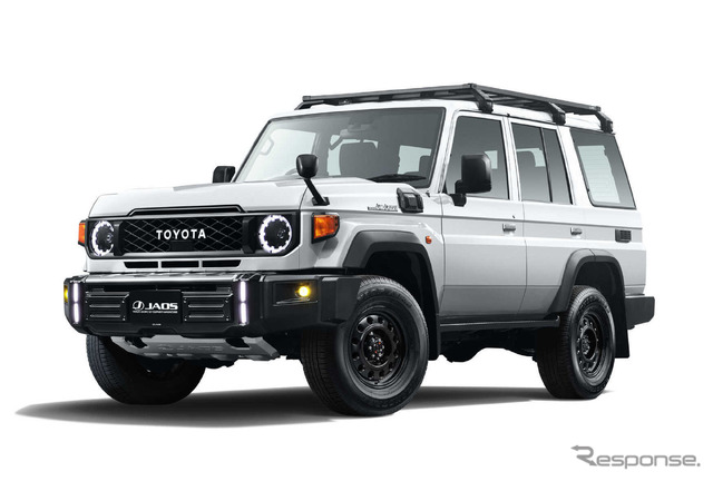 ヘリテイジな世界観と力強いクロカンスタイル…モデリスタから『ランクル70』用カスタマイズアイテム追加発売