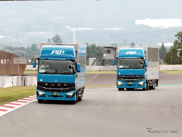 フジトランスポートによる大型トラック試乗会