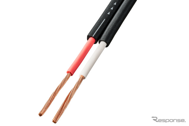 カー用の「スピーカーケーブル」の一例(オーディオテクニカ・AT-RX3500S)。