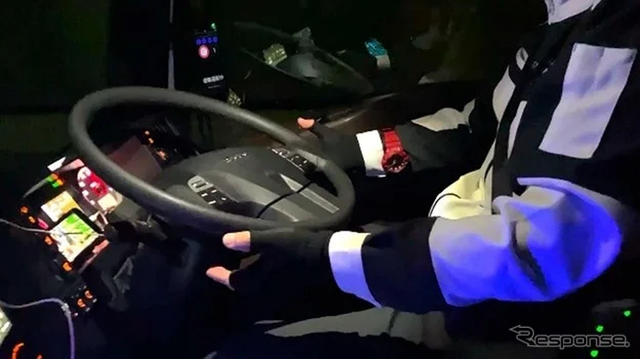 商用運行の様子(レベル2自動運転)