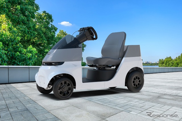新しい4輪パーソナルモビリティ「CURIO Q1」の最新プロトタイプ