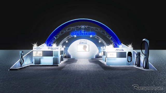 ニチコンのジャパンモビリティショー2025ブースイメージ