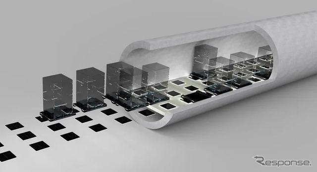 自動物流道路走行イメージ