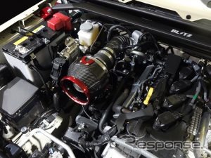 ブリッツ カーボンパワー・エア・クリーナー スズキ・ジムニーノマド装着例