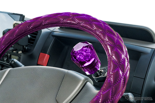 Kashimura・アクリルハンドルスピンナー パープル(NKS-129)