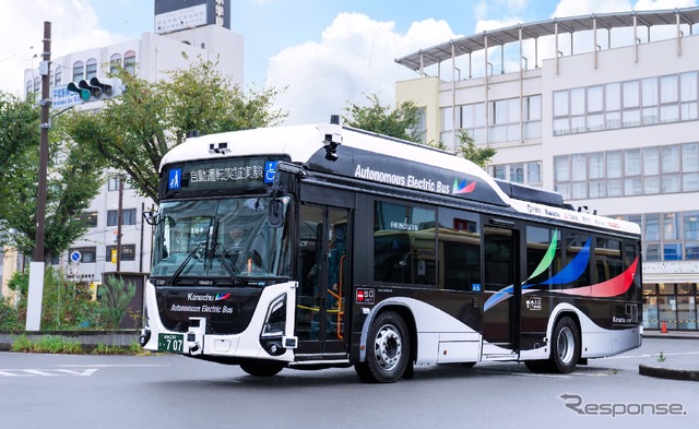 いすゞ「エルガEV自動運転バス」