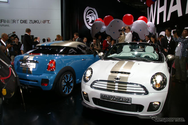 【フランクフルトモーターショー09】MINIロードスターコンセプト…初の2シーターオープン登場