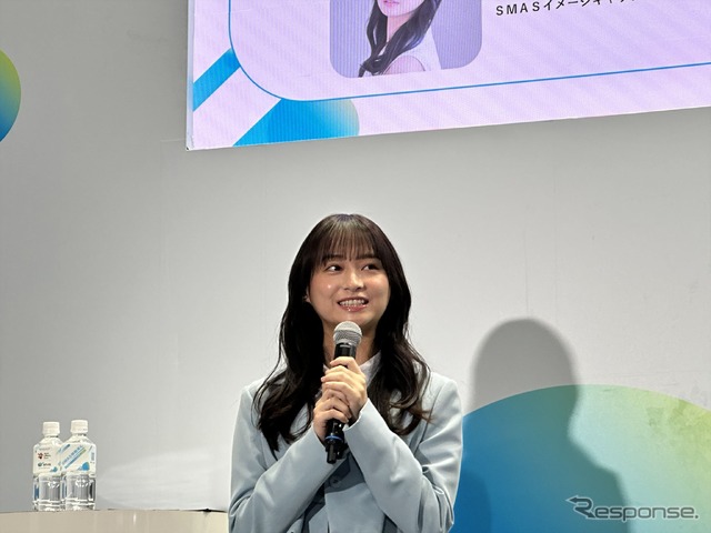 イメージキャラクターを務める影山優佳氏