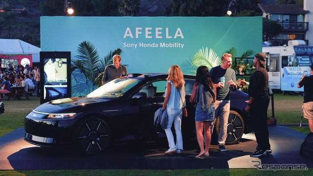 ソニー・ホンダのEV『AFEELA 1』、米カリフォルニア州の音楽フェスに出展…2026年納車開始へ