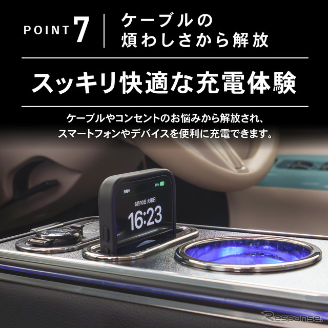 クラフトワークスのダイハツ『ムーヴキャンバス』専用LEDアームレスト/コンソールボックス