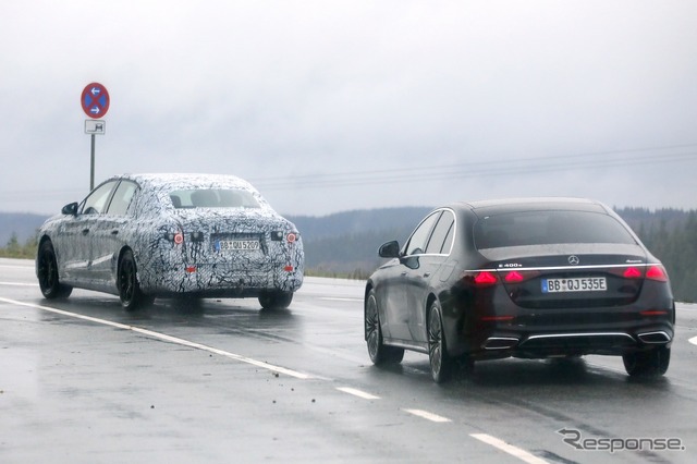 メルセデスベンツ EクラスEQ 市販型のプロトタイプ