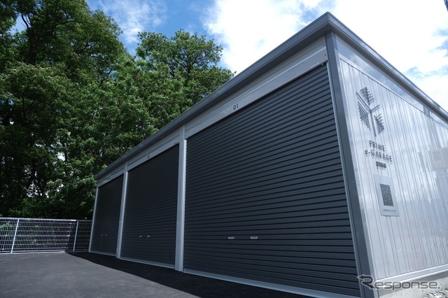 完全個室型のセキュリティガレージ『PRIME e-GARAGE』
