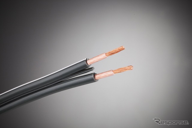カー用の「スピーカーケーブル」の一例（チェルノフケーブル）。